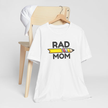 "RAD MOM" SQUAD Jersey Short Sleeve Tee
