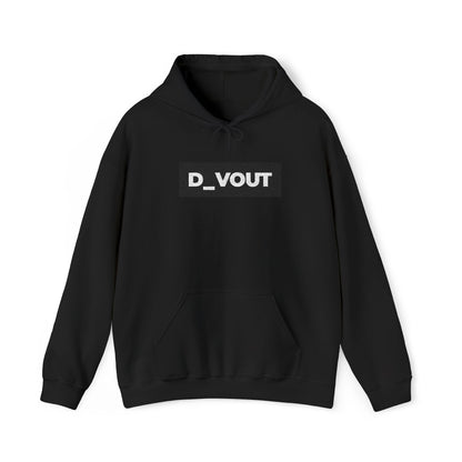 "D_VOUT" Large Embroidered Hoodie