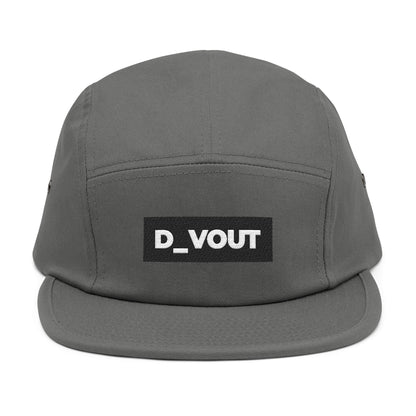 "D_VOUT" Embroidered 5-Panel Cap