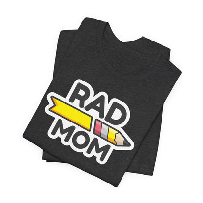 "RAD MOM" SQUAD Jersey Short Sleeve Tee