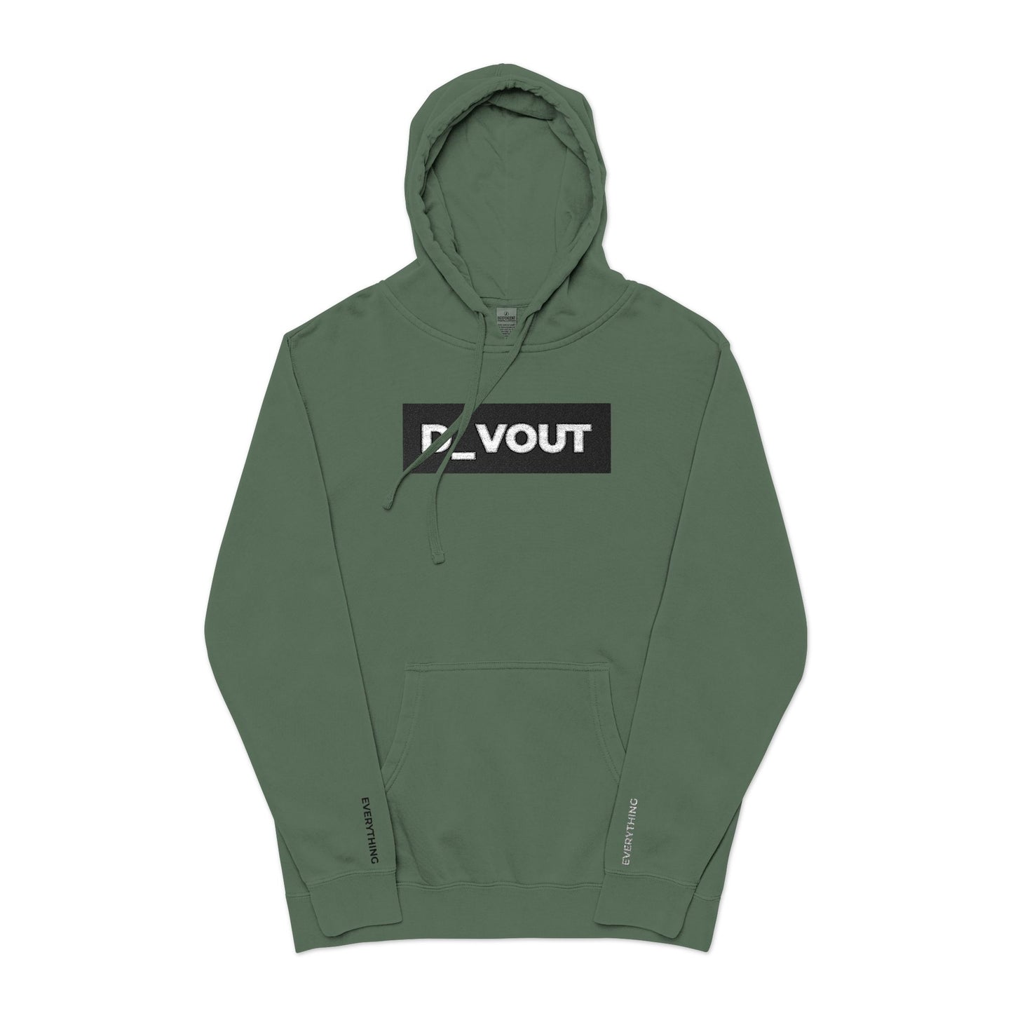 "D_VOUT" HOODIE + "EVERYTHING" SLEEVES