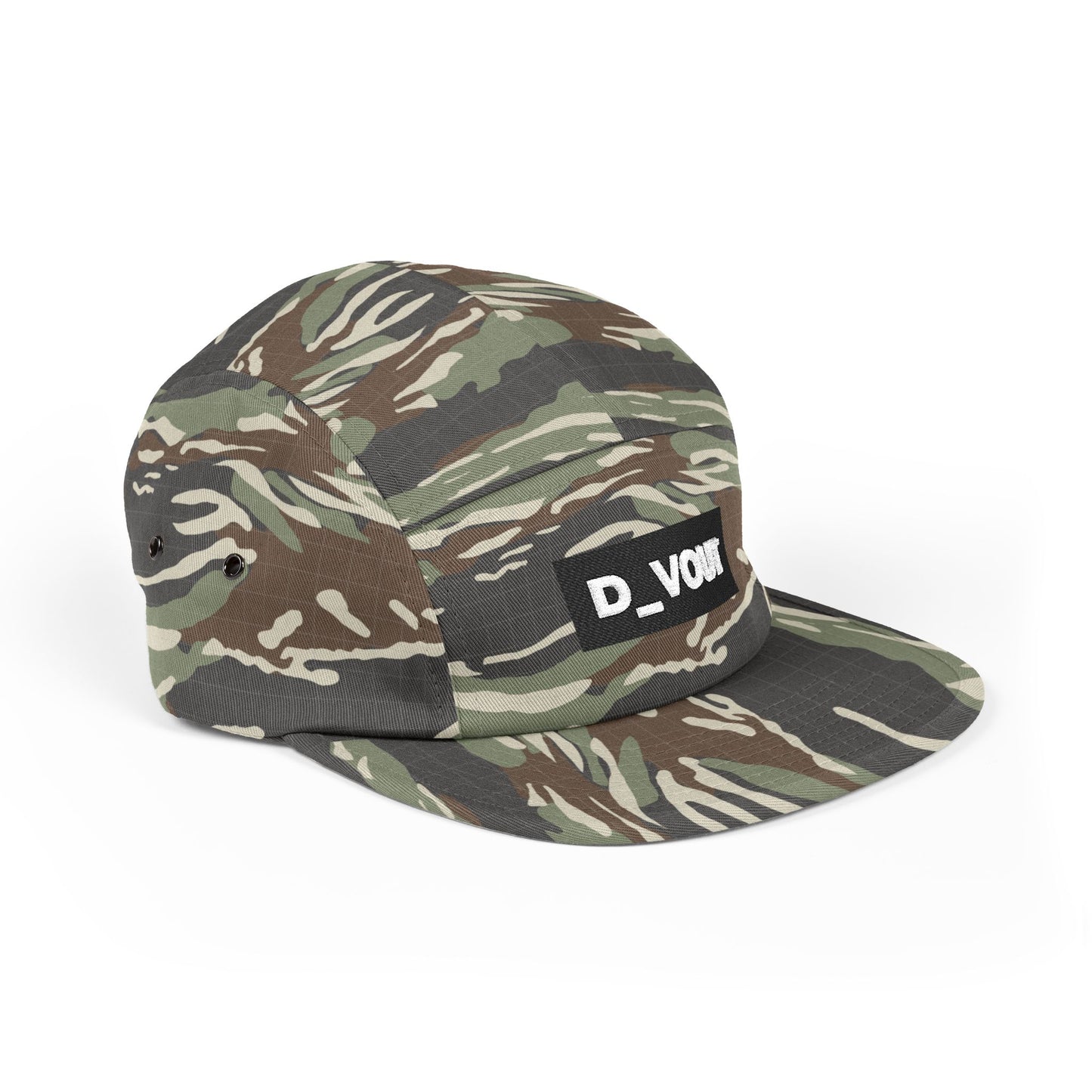 "D_VOUT" Embroidered 5-Panel Cap